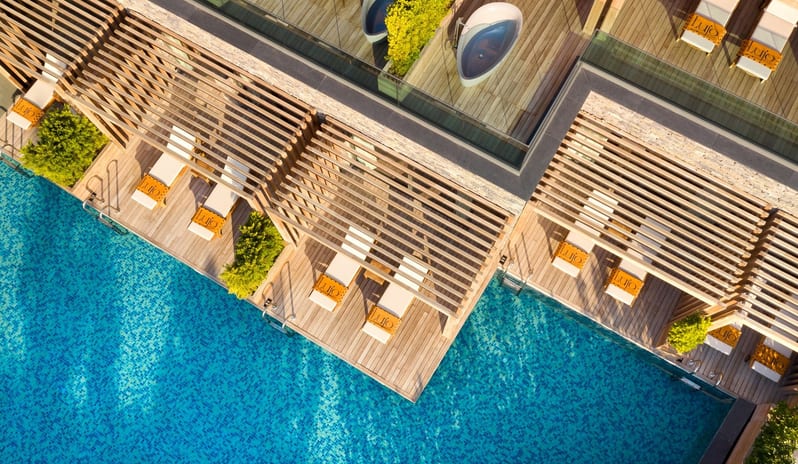 LUJO BODRUM INDIGO LAGUNA CLUB ROOM AERIAL VIEW